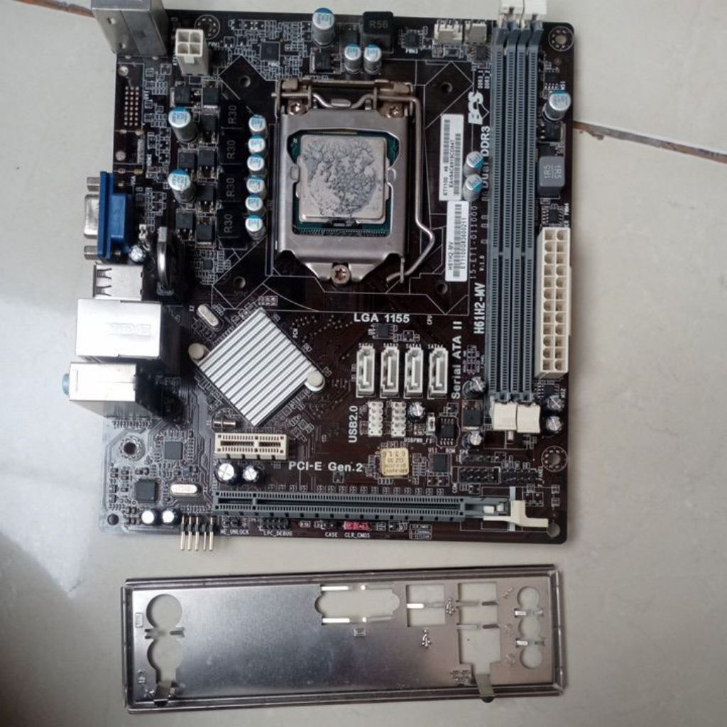 motherboard rusak dan eror merk ecs h61