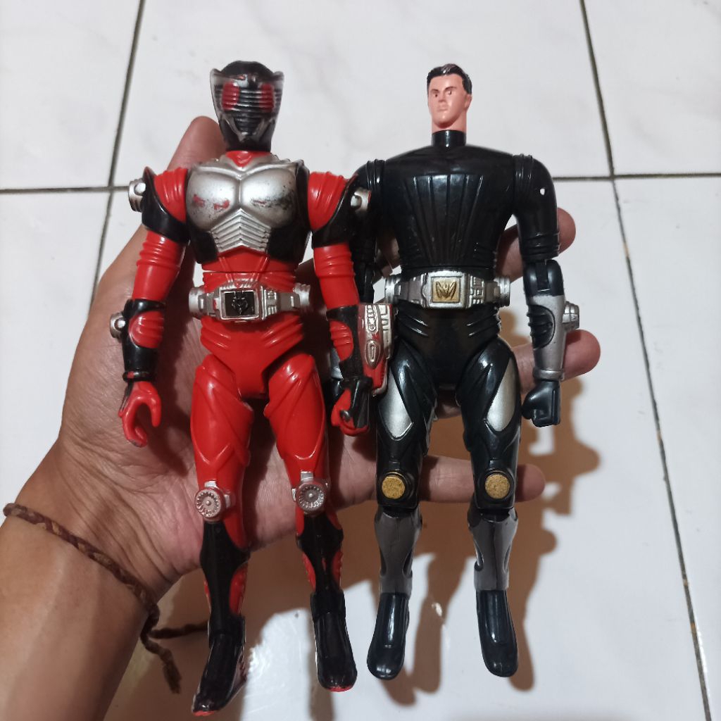 Vintage Paket Take All Kamen Rider Knight Ryuki Big Size Mainan Action Figure