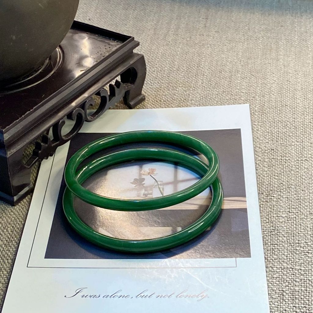 Gelang Batu Giok Natural Emerald Gelang batu giok asli cina/Gelang Batu Giok Natural Emerald