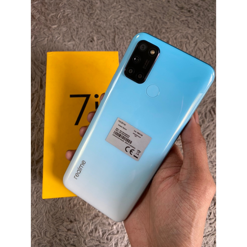 Realme 7i 8/128 Second Mulus Nominus Fullset Original