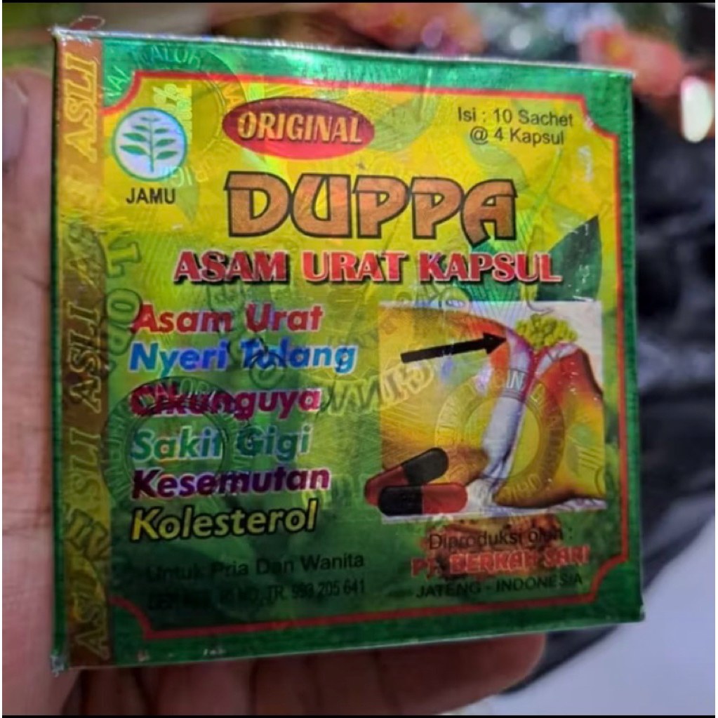 duppa kapsul asam urat pegalinu