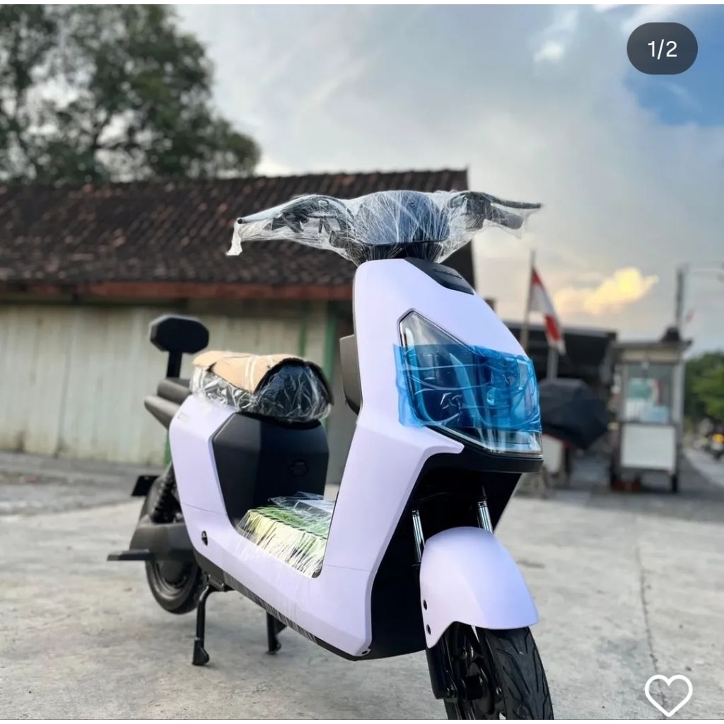 Sepeda Listrik Saige latte ungu purple sepeda listrik anak sepeda listrik murah sepeda listrik termu