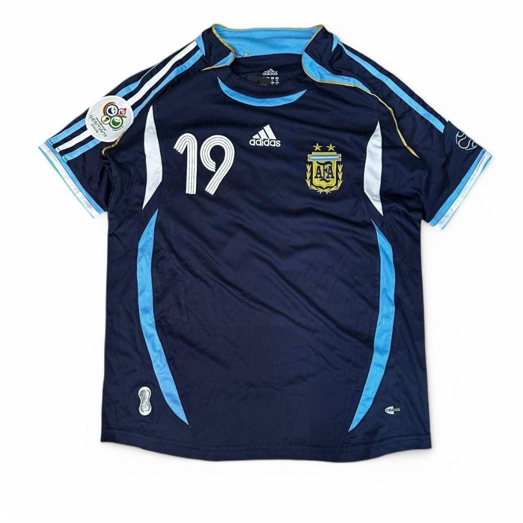 Jersey Retro Argentina Away 2006 Navy FULLPRINT