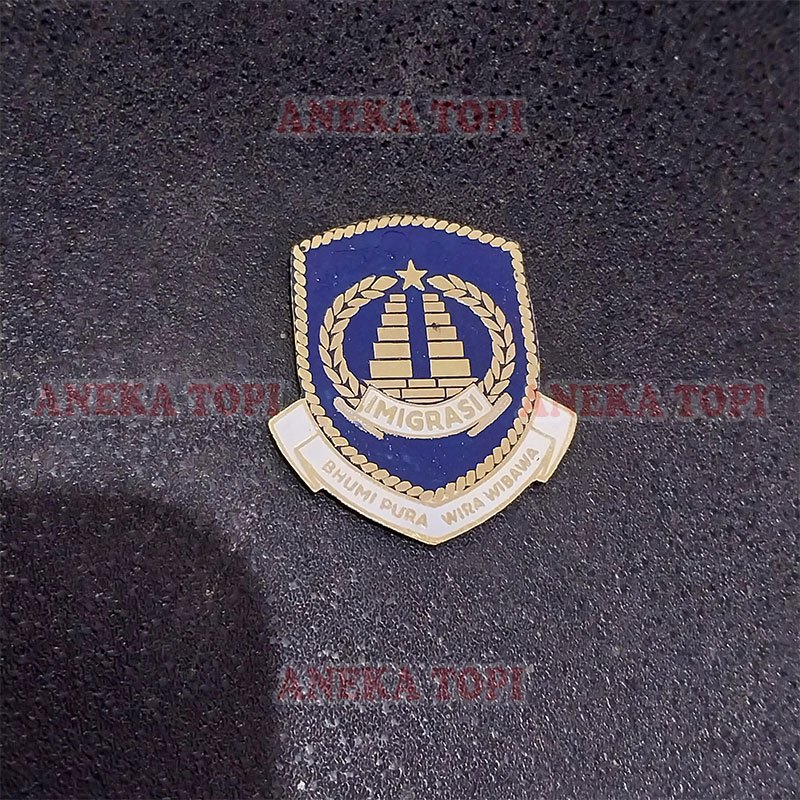 Pin Logo Imigrasi Lencana Direktorat Jenderal Imigrasi - Aneka Topi