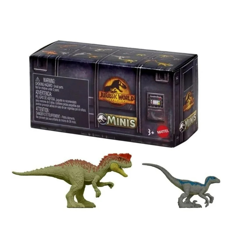 Mattel - Jurassic World Dominion Mystery Mini Figures - BLIND BOXES [5 Pack Lot]