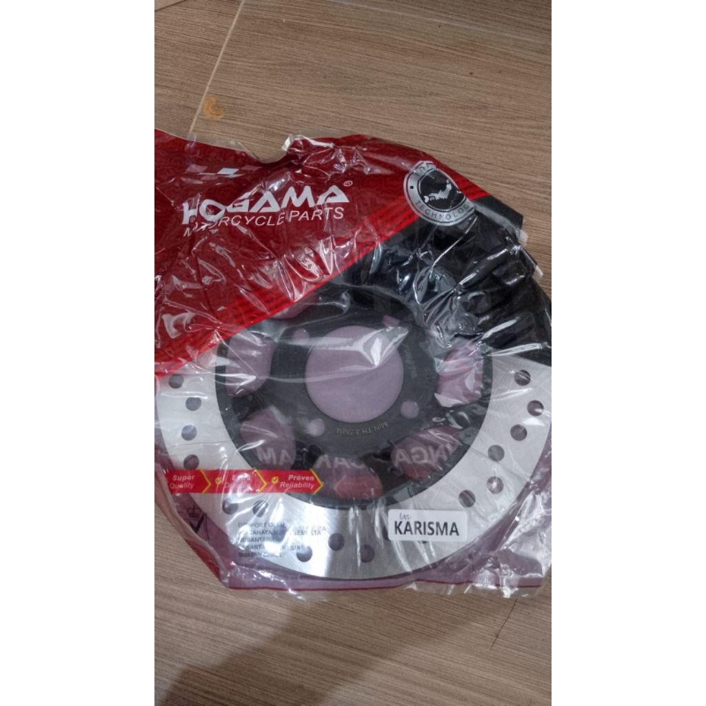 Piringan rem cakram depan karisma supra x 125 karbu ori HOGAMA
