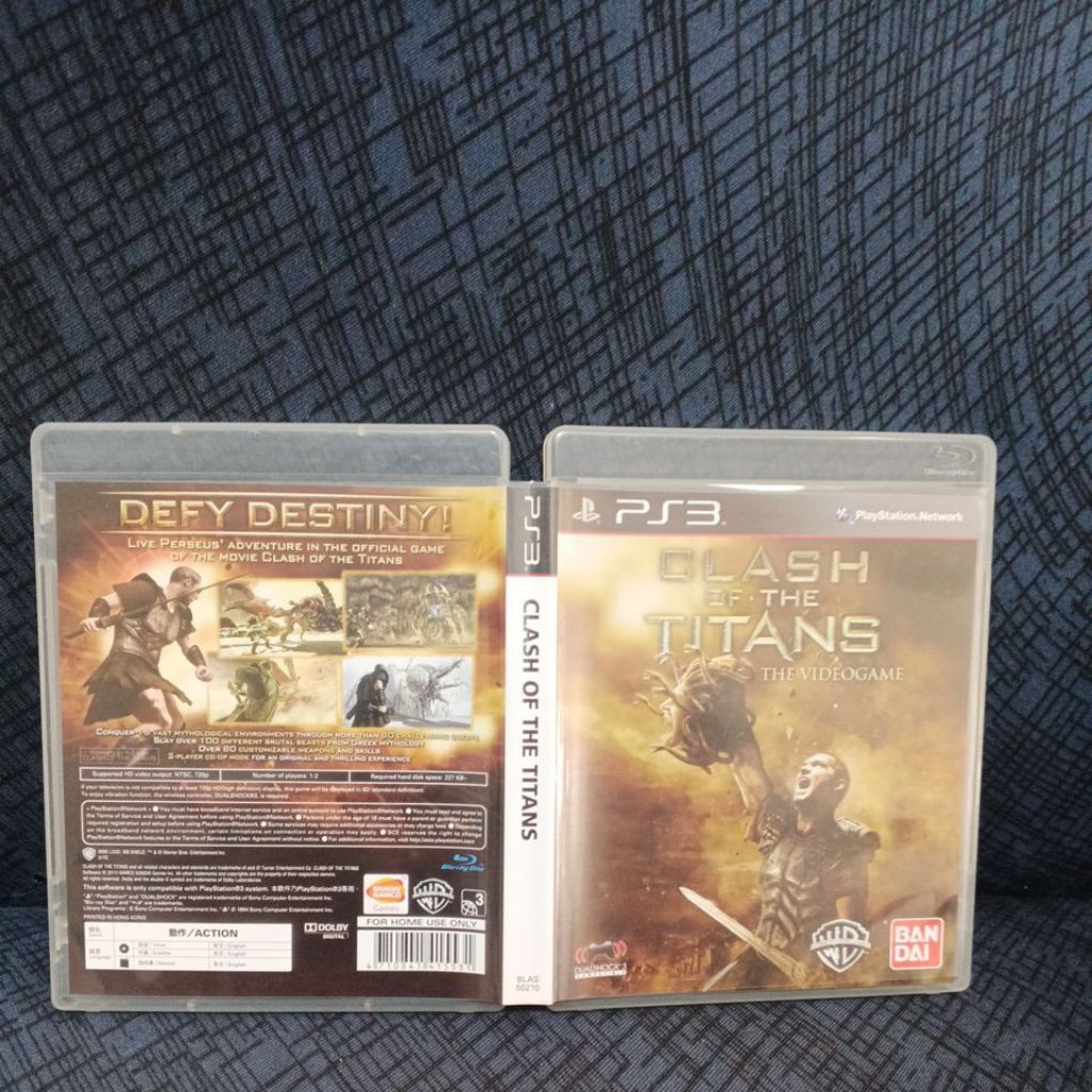 KASET PS3 CLASH OF THE TITANS VIDEO GAME