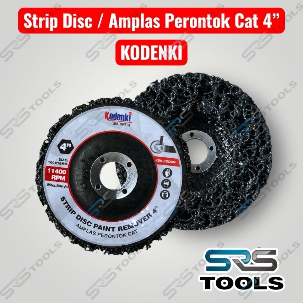 KODENKI KDK-SDC904 Strip Disc Paint Remover 4 Inch / Mata Gerinda Amplas Perontok Cat Dempul 4"