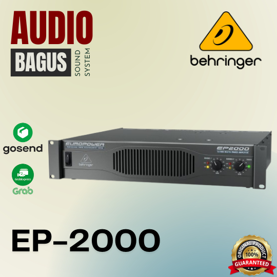 BEHRINGER EUROPOWER EP2000 / EP 2000 / EP-2000 Power Amplifier ORIGINAL BERGARANSI RESMI