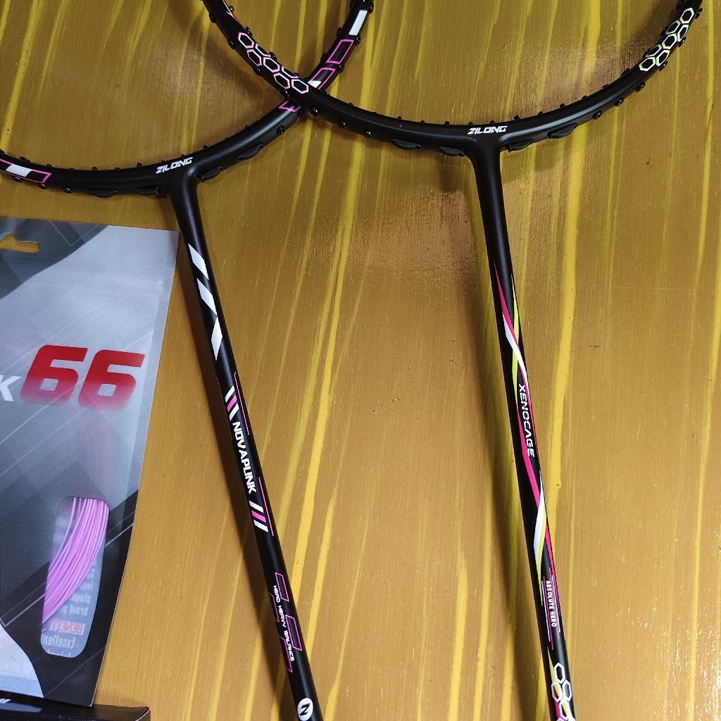 NEW DEALS Raket Badminton ZILONG NOVAPUNO, & XENOCAGE ORIGINAL 5UG5 36LBS