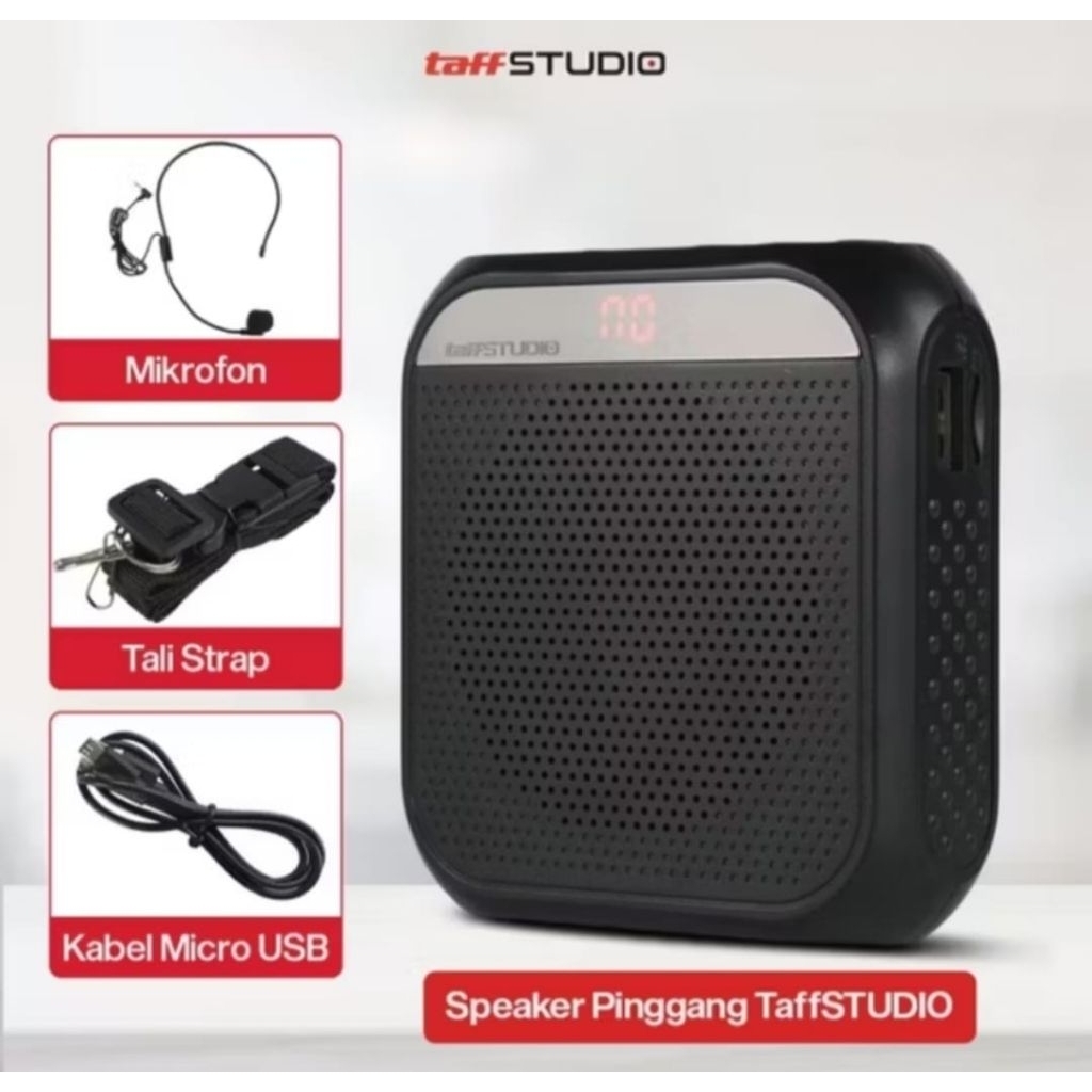 Speaker pinggang taffstudio ringan