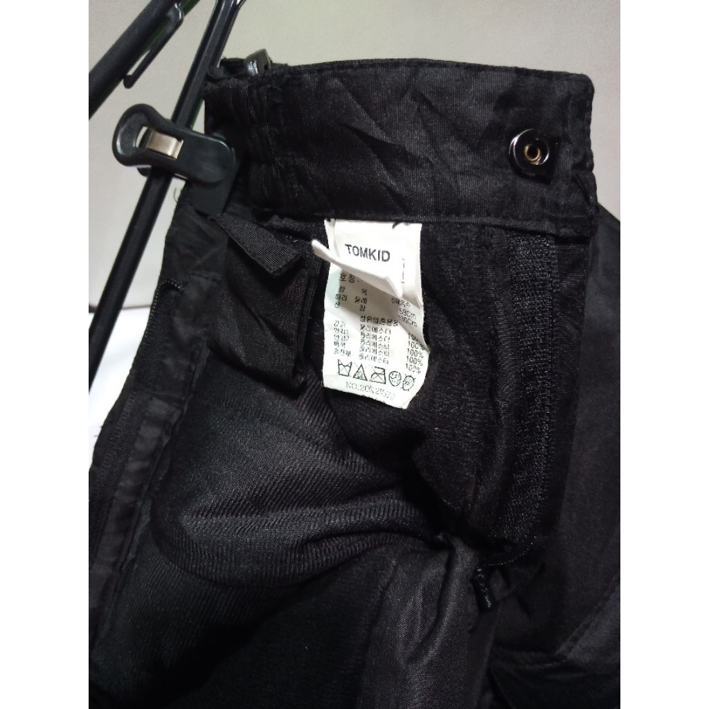 Celana Snowboard Cargo tebal anak Tomkid