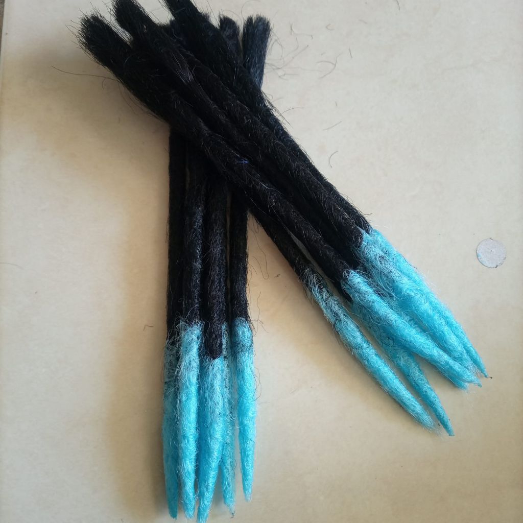 Rambut Sambung Gimbal 2 Warna Panjang 20cm