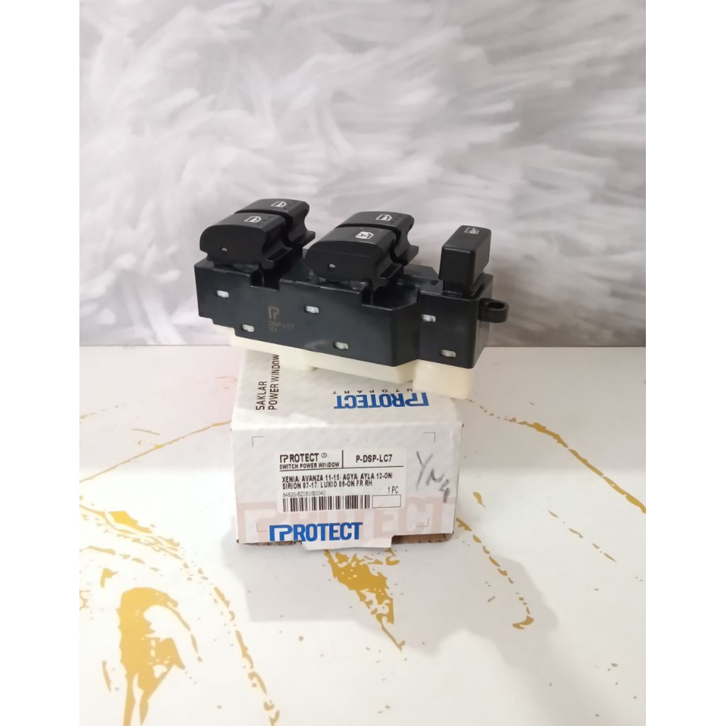 Master Switch Saklar Tombol Power Window Central Lock Kaca Depan Kanan P-DSP-LC7 Mobil All New Avanz