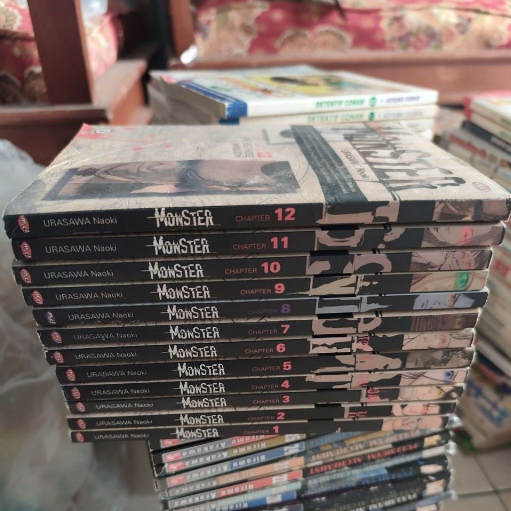 Komik Monster Fullset 1-12 by urasawa Naoki original
