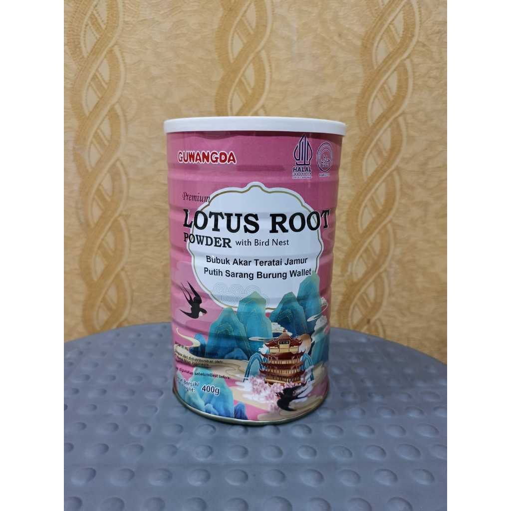 [KALENG PENYOK] GUWANGDA - Bubur Teratai/Bubuk Akar Teratai/Lotus Root Powder Oufen 500gr