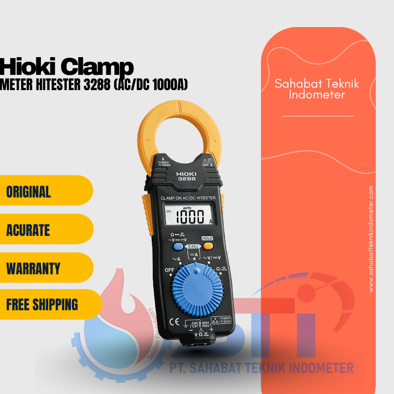 Tang amper Hioki Clamp Meter HiTester 3288 (AC/DC 1000A)
