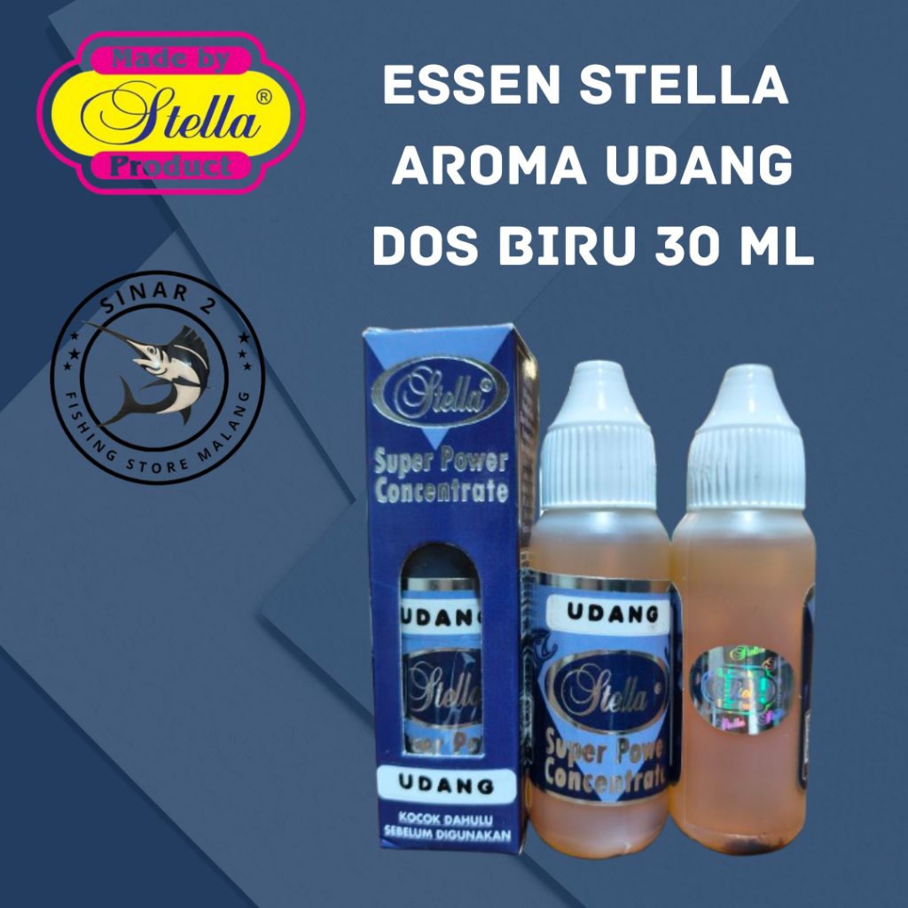 Essen Stella Dos Biru Aroma Udang Premium 30 ml