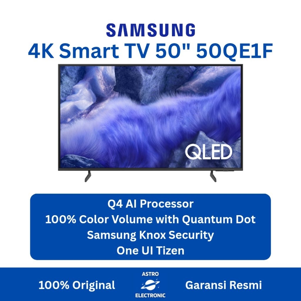 SAMSUNG 50QEF1 / QA50QEF1 4K QLED SMART TV 50 Inch