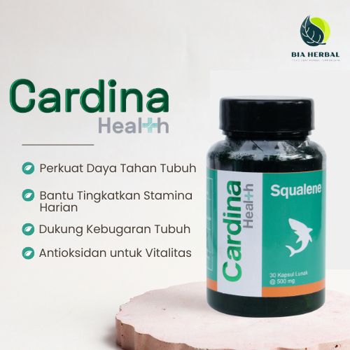 Cardina Squalene – Vitamin Daya Tahan Tubuh – Untuk Dewasa, Lansia, Pria, Wanita – Jaga Imunitas & S