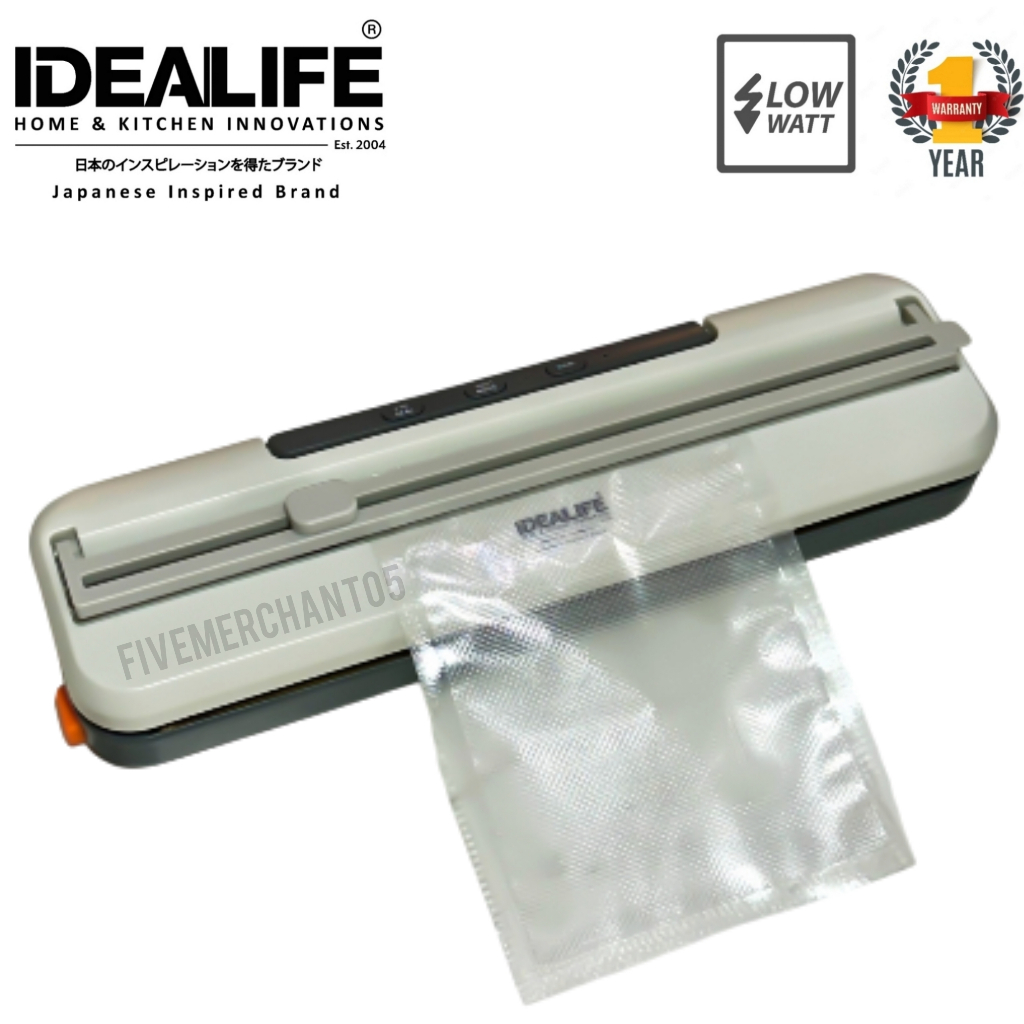 Food Vacuum Sealer IDEALIFE IL 600A Plastik Makanan Pengemas Frozen Press Plastik Pres Plastic IL600