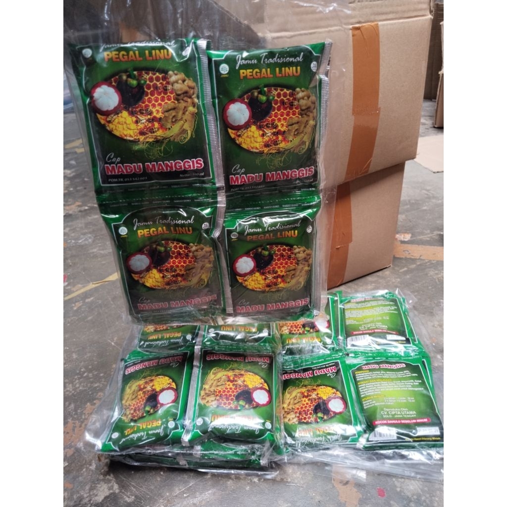 10 Lusin MADU CAP MANGGIS ( 120 SACHET )