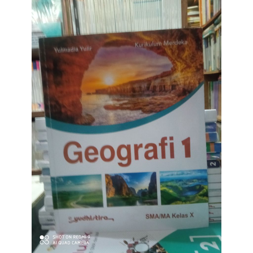 Buku geografi untuk SMA kelas 10 kurikulum merdeka Yudhistira