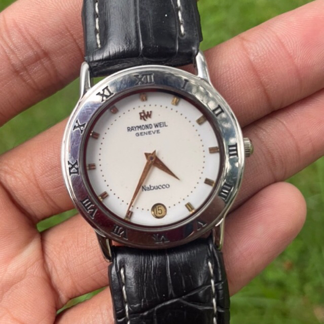 jam tangan Raymon d Weil Geneve nabucco Quartz Swiss original jadul kuno antik mewah classic fashion