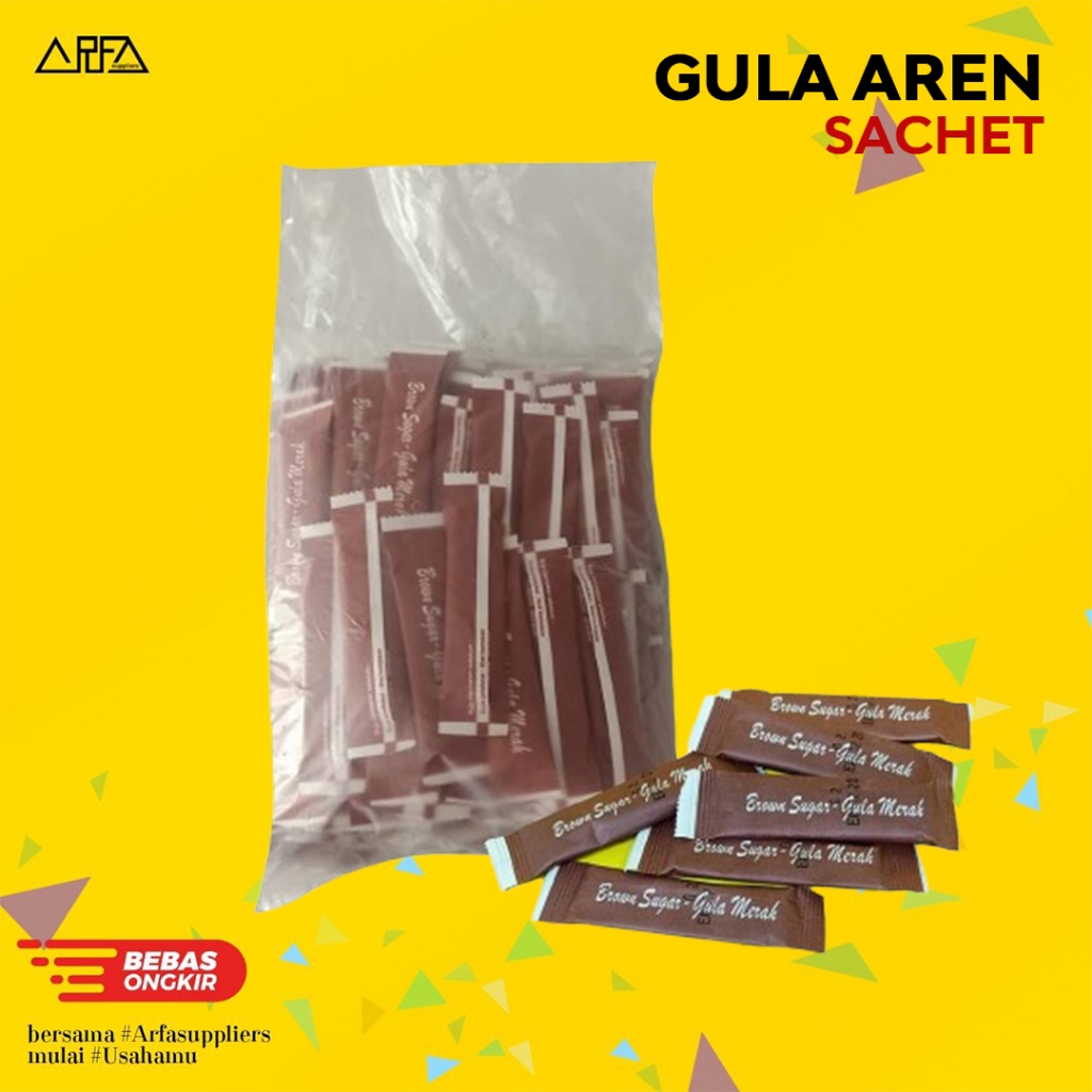 Brown Sugar Sachet Stik Gula Merah Gula Aren Palm Sugar