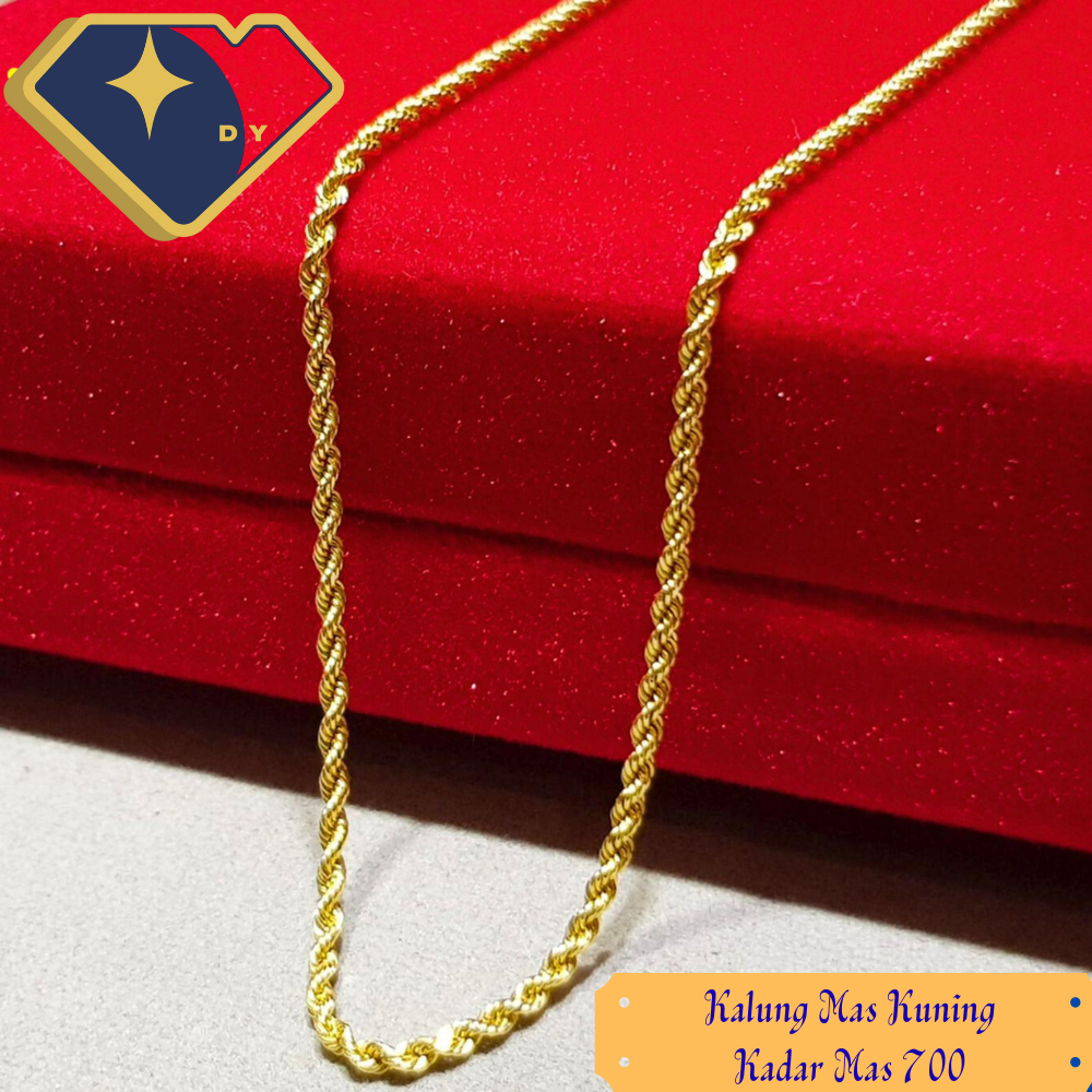 Kalung TAMBANG Rantai mas Kuning Terbaru Kadar mas 700
