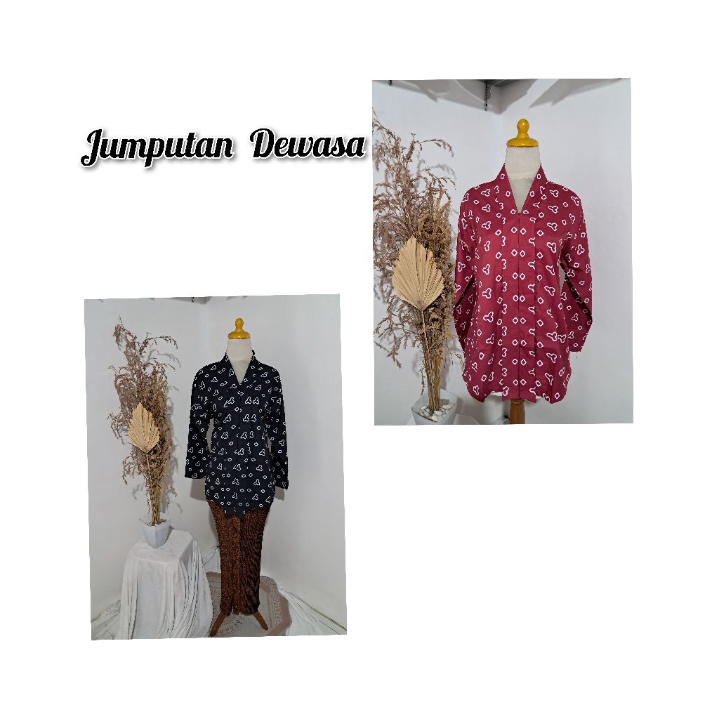 SETELAN KEBAYA JUMPUTAN KARTINI DAN ATASAN JUMPUTAN KARTIN KEBAYA KARNAVAL