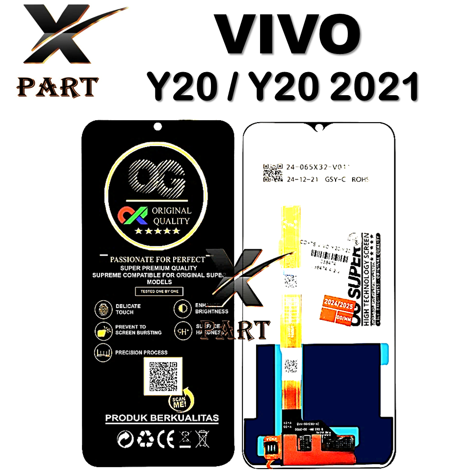 LCD TOUCHSCREEN VIVO Y20 / Y20 2021 ORIGINAL 100% COMPLETE FULLSET
