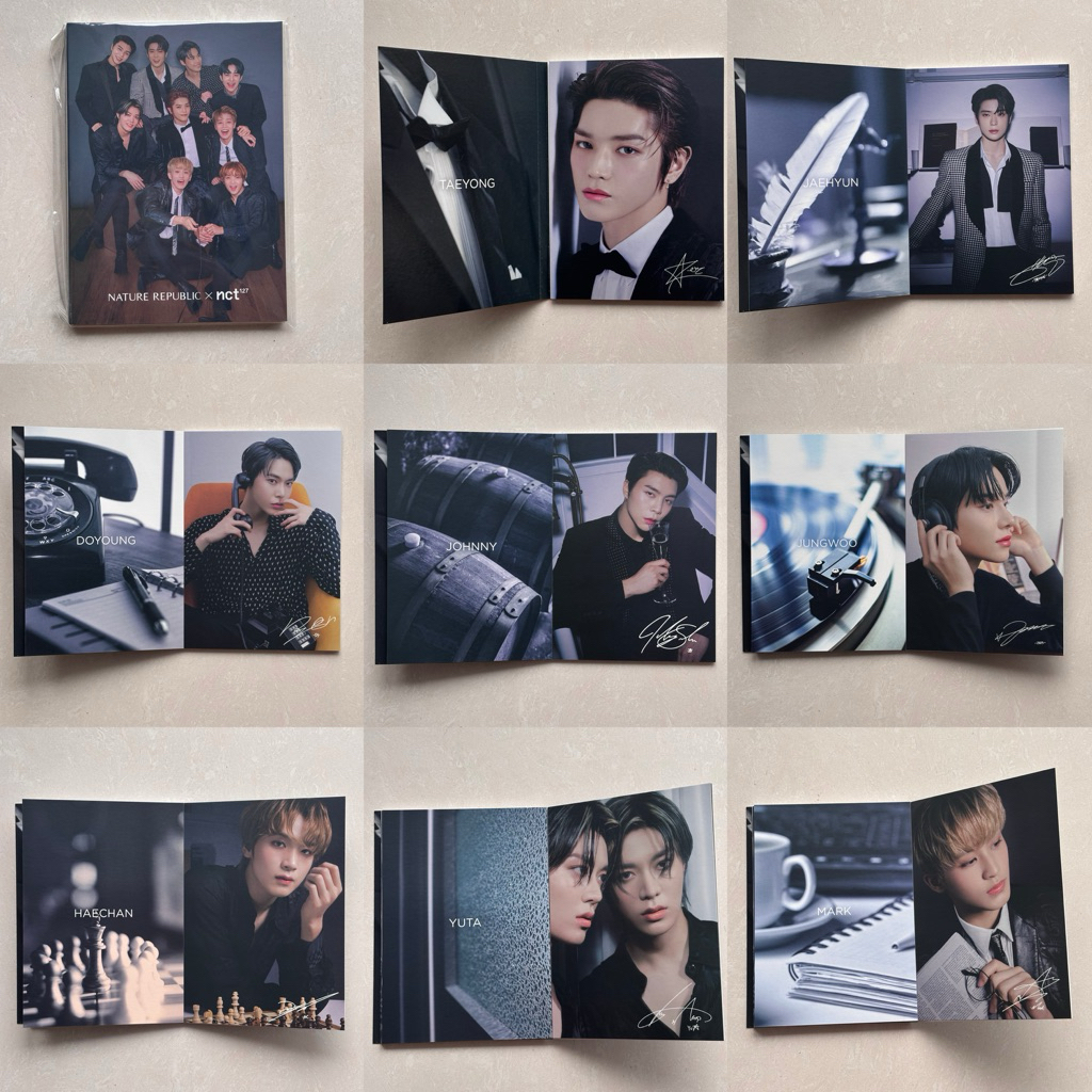 [READY NEW&SEALED / SHARING UNSEALED - BACA DESKRIPSI] NCT 127 x Nature Republic Postcard Book Photo