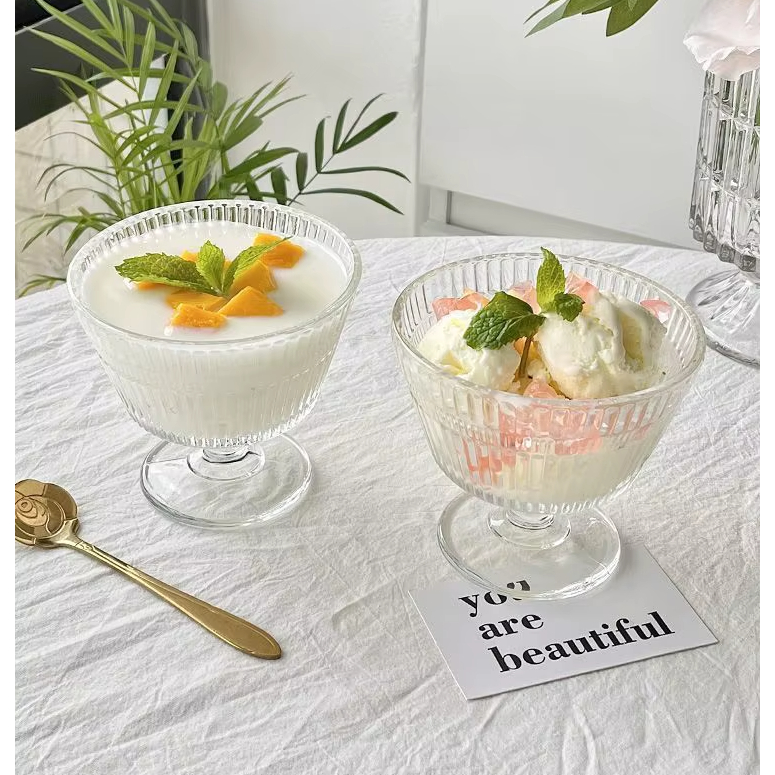 Gelas Puding Kaca/ Gelas Es Krim Kaca/ Dessert Bowl/ Gelas Ice Cream Kaca