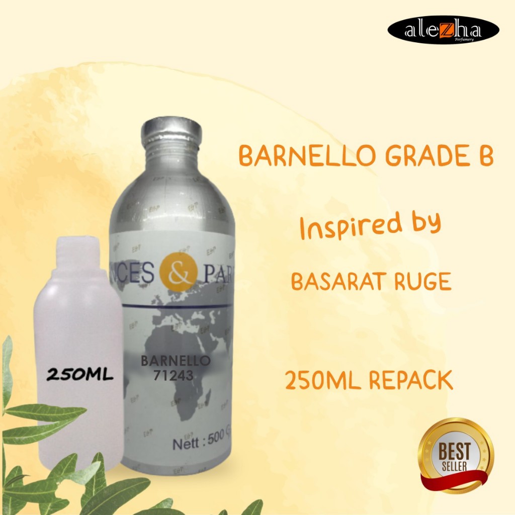 BIBIT PARFUM MURNI BARNELLO / BACCARAT WORLD (ESSENCES) 250ML REPACK