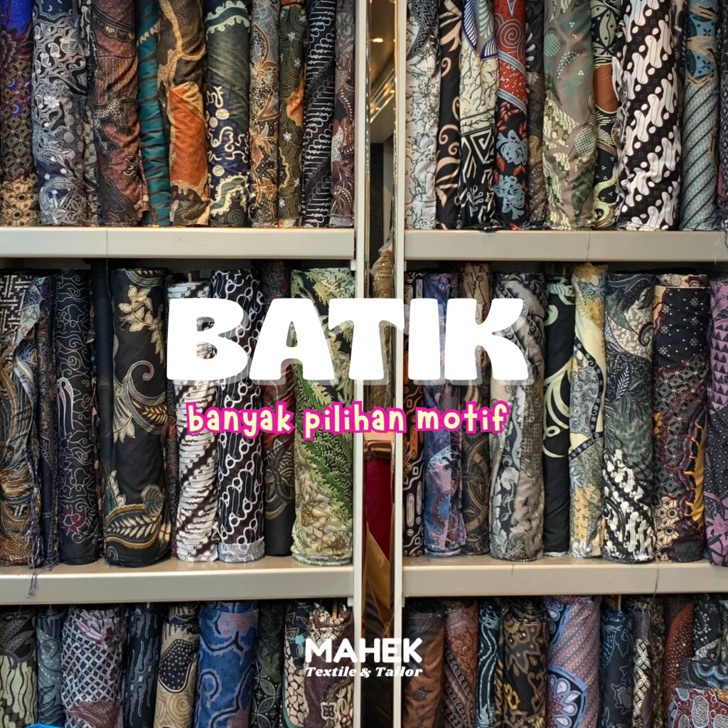 Batik Katun Premium / Batik Meteran / Batik Cotton / Batik Motif / Untuk Kemeja Dress Sewek / Harga 