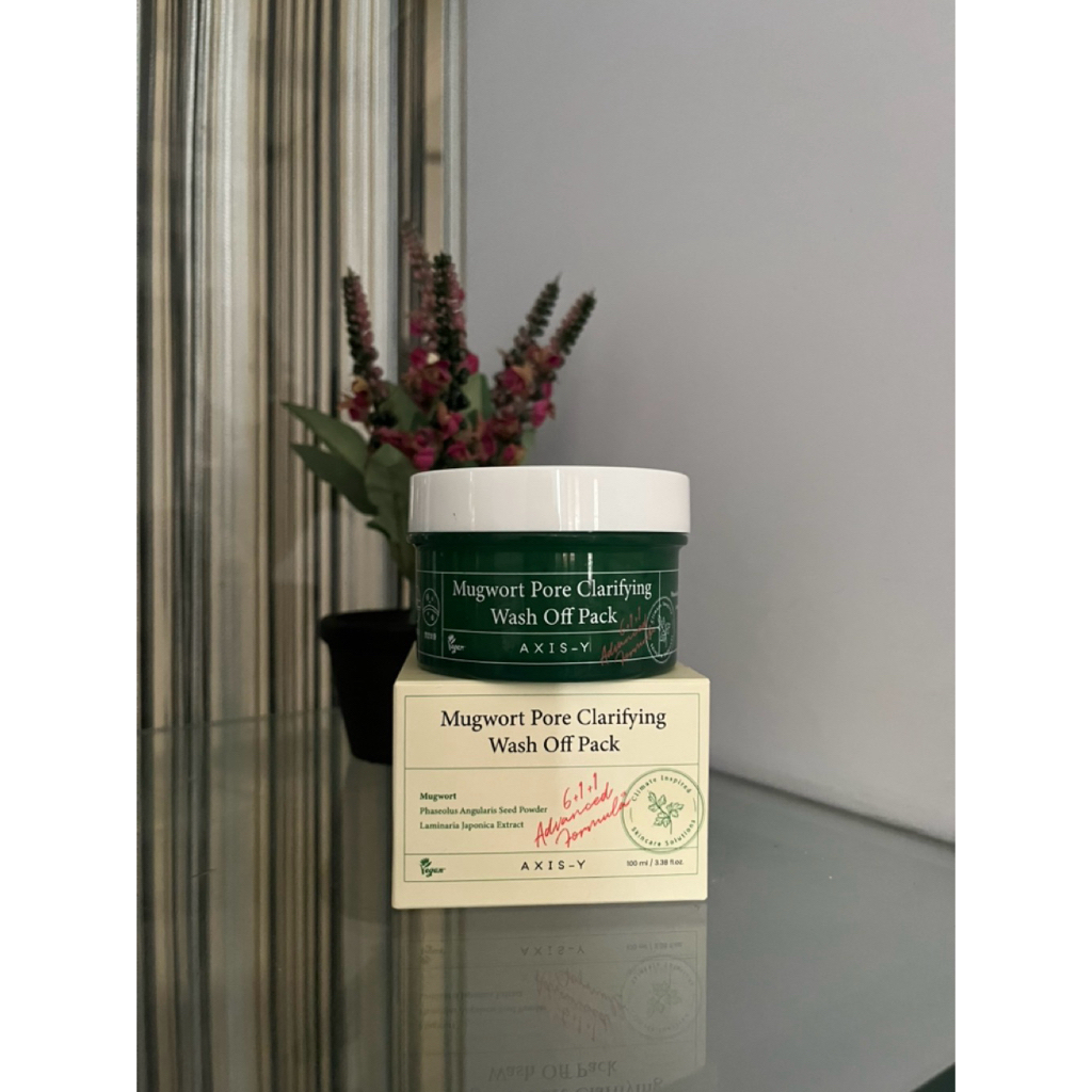 [Preloved] AXIS-Y Mugwort Pore Clarifying Wash Off Pack