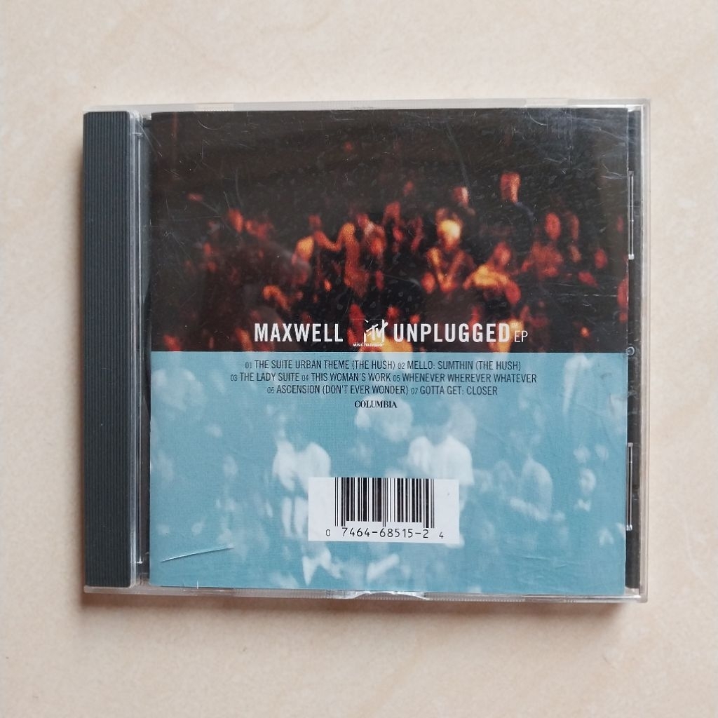 CD MAXWELL MTV UNPLUGGED