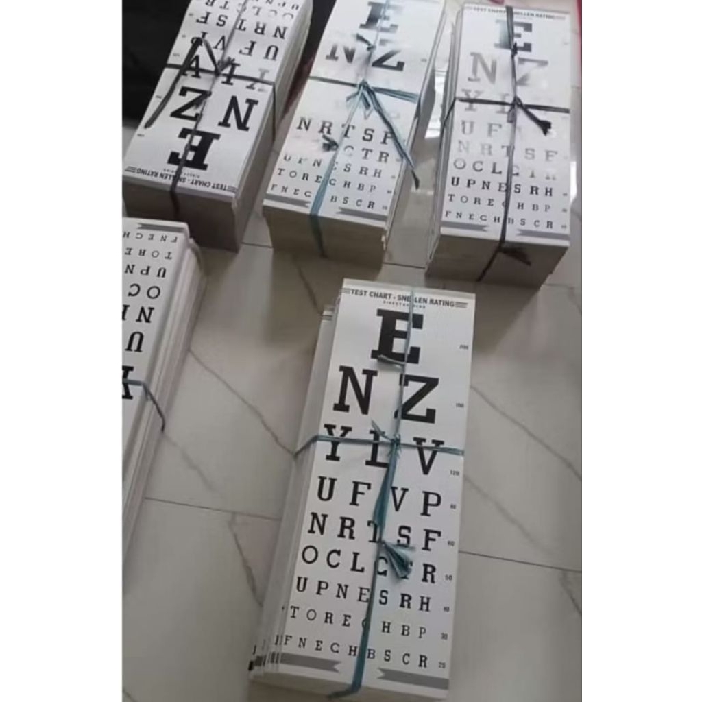 Snellen Chart Carton Paper / Snellen Chart Karton