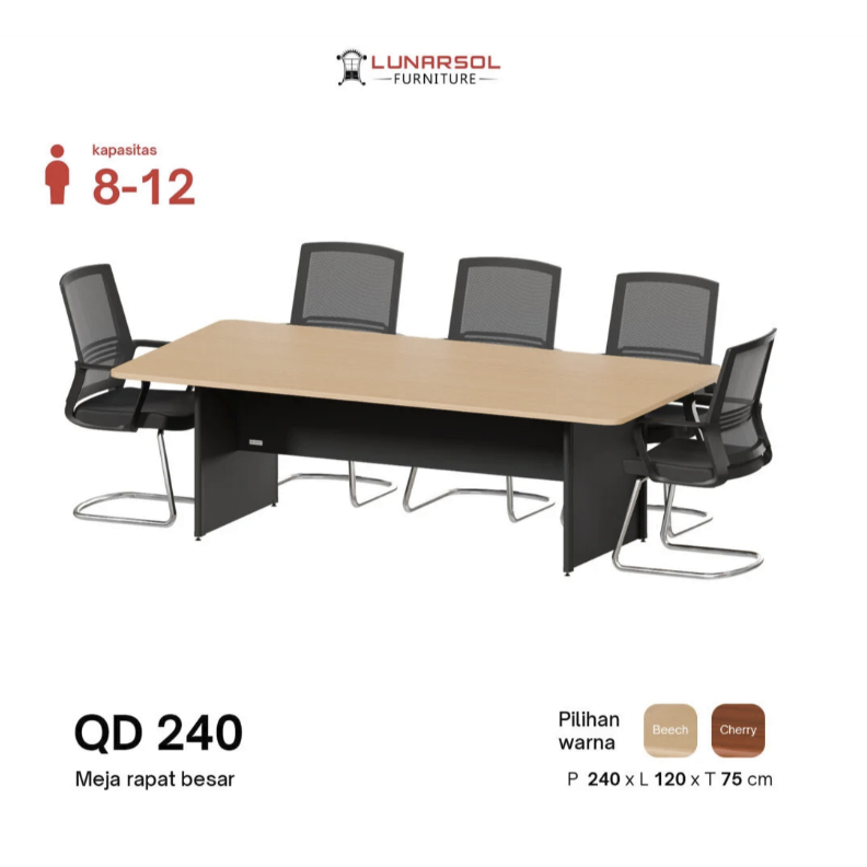 MJM - MEJA MEETING KANTOR - QD 240 - EXPEDISI