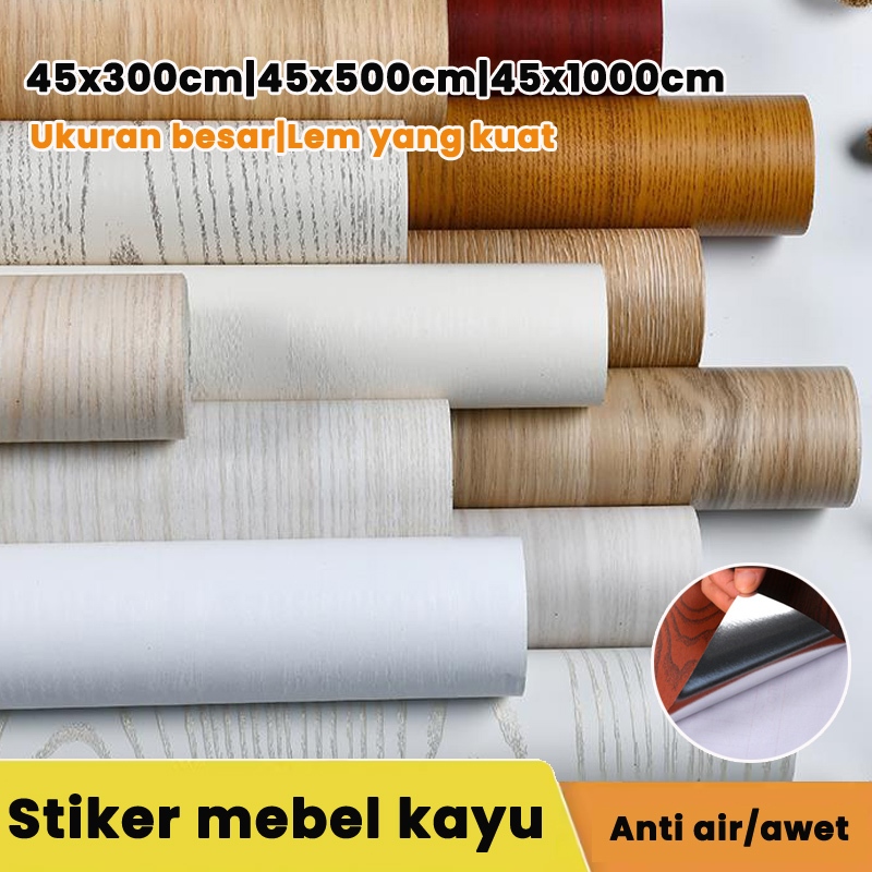 [Kelas A.] stiker kayu stiker dinding kayu wallpaper wallpaper lemari kayu wallpaper untuk lemari ka