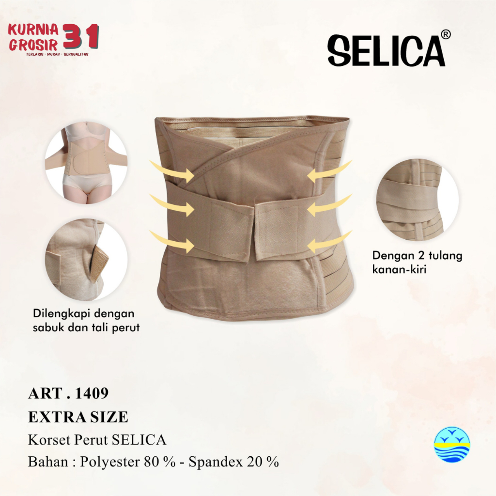 Korset SELICA 1409 Korset Pelangsing / Pengecil Perut stlh Melahirkan Wanita