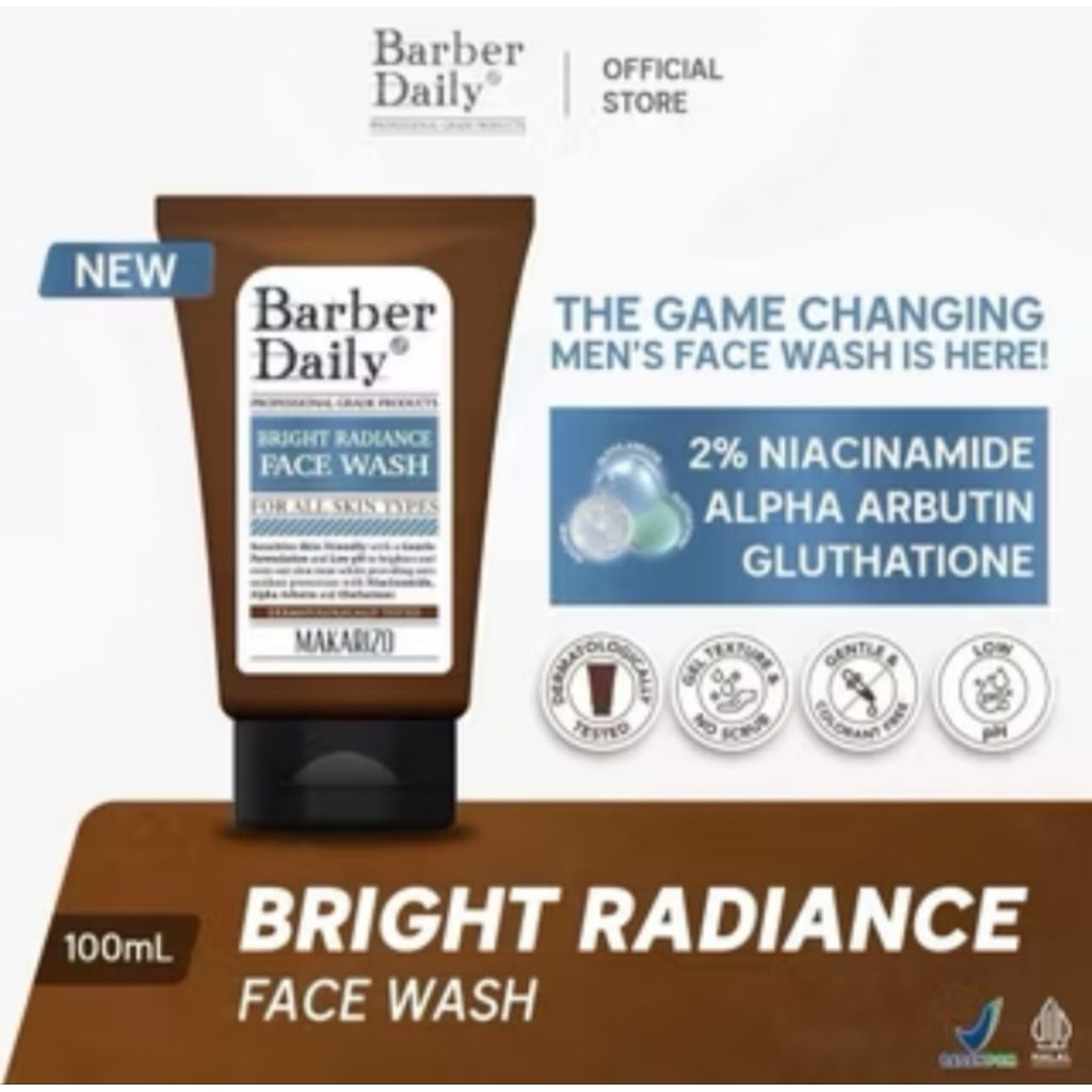 Makarizo barber daily face wash