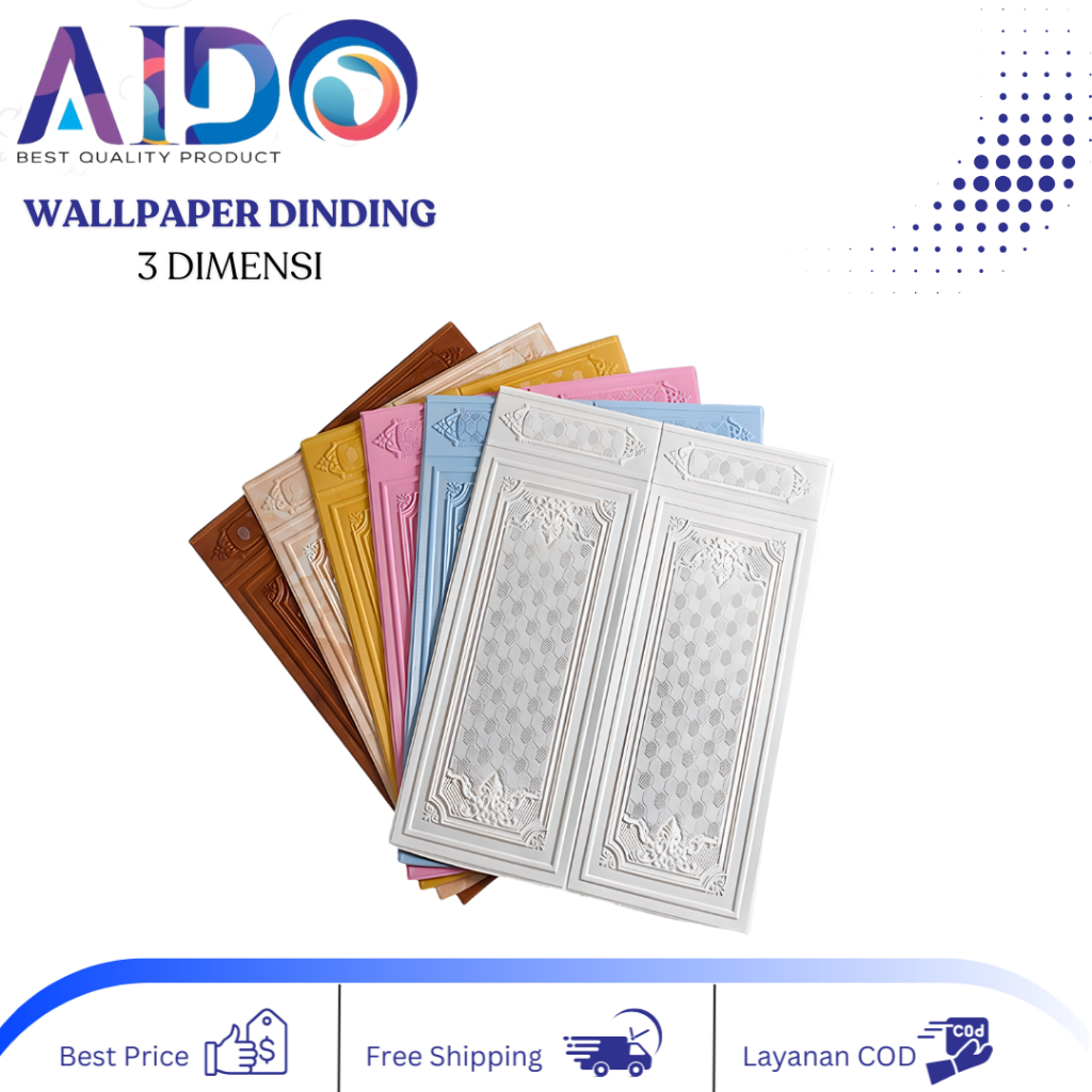 Wallpaper Dinding FOAM Timbul 3D Bata CLASSIC BRICK / Wallpaper Bata 3D / wallpaper
