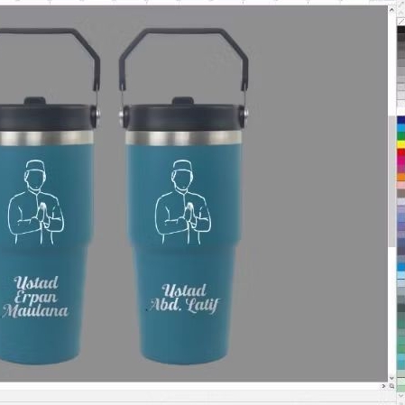 [GROSIR HEMAT] TUMBLER GANGGANG TUMBLER BISA CUSTOM DESAIN GRAFIR ATAU UV FULL WARNA BISA POLOSAN