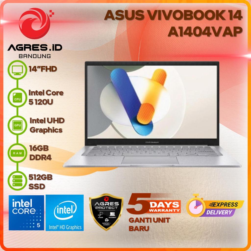 ASUS VIVOBOOK 14 A1404VAP CORE I5 120U 8GB 512GB 14.0FHD VIPS
