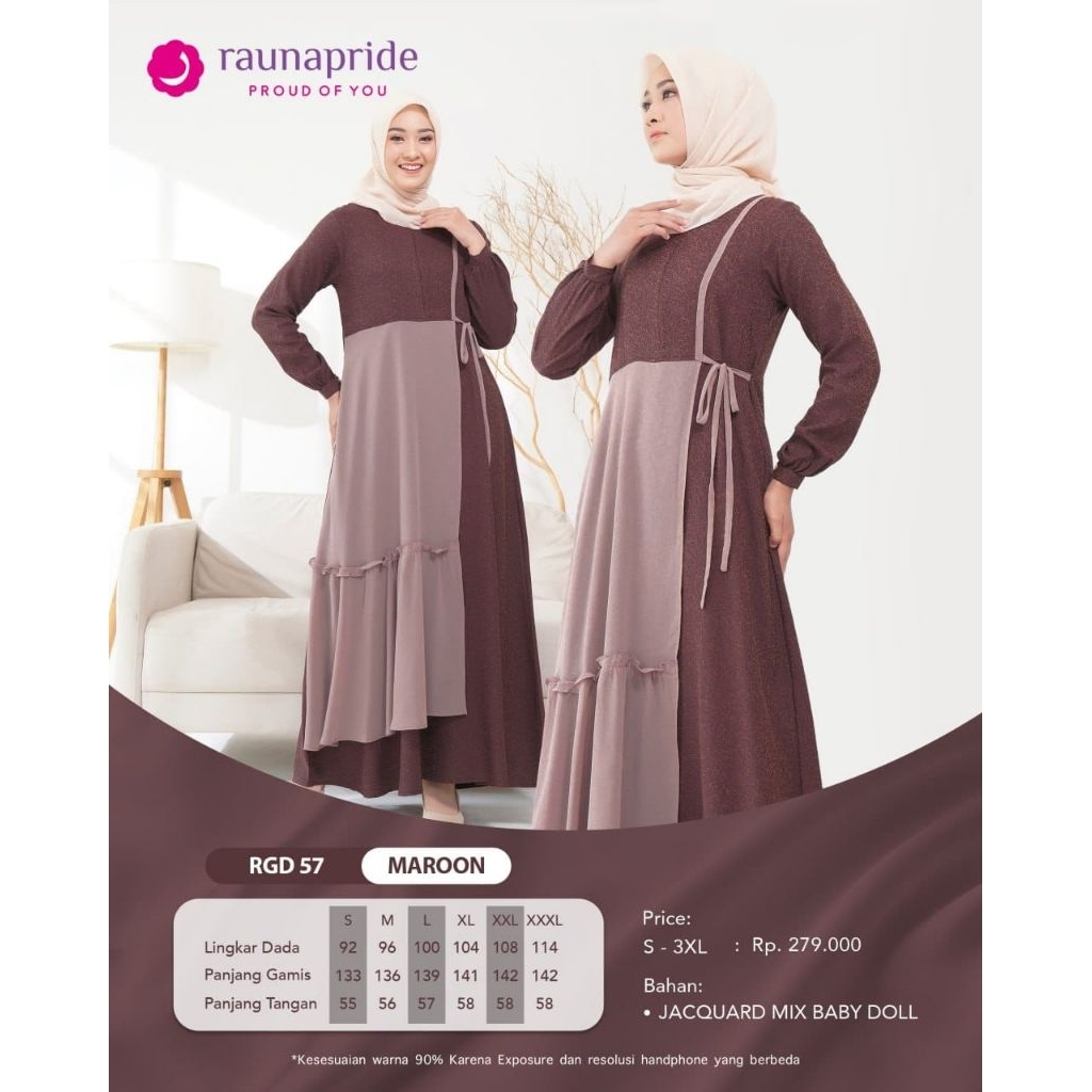 RGD 57 RAUNA GAMIS DEWASA TERBARU