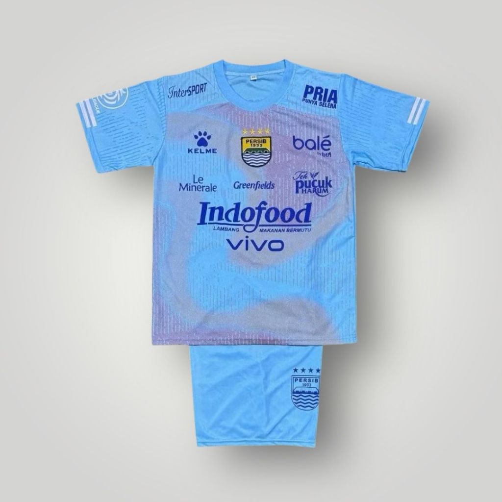 Setelan Anak Persib Bandung 2025 Jersey Persib Bandung Terbaru Piala Presiden Pakaian Anak Baju Bola
