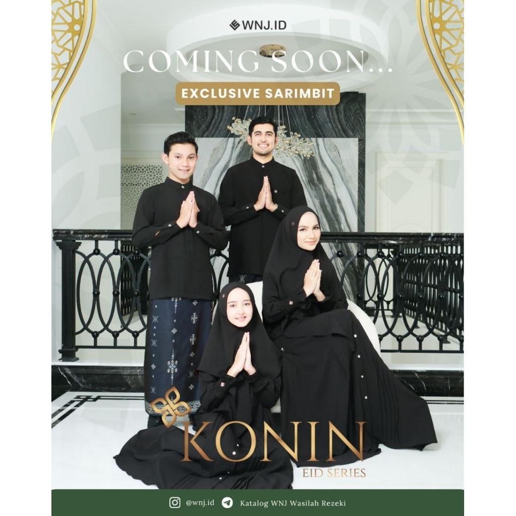 PO‼️[ORDER VIA CHAT-JANGAN CHECK OUT] Sarimbit Keluarga Lebaran Idul Fitri 2026 Konin Sarimbit Eid S