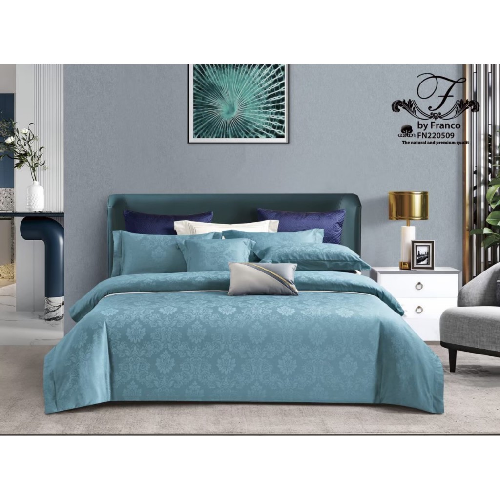 LADY SULTAN Bedcover Set Jacquard Cotton Motif Emboss Mewah Part 2